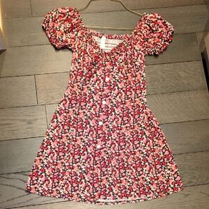 NWT Floral Dress - Red and Pink Flowers